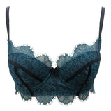 SEDUCTION | VIRIDIAN Lace Balconette Bra