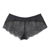 ECLIPSE | Lace boxer short - BLACK