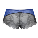 ECLIPSE | Lace boxer shorts - BLUE