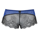 ECLIPSE | Lace boxer shorts - BLUE