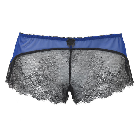 ECLIPSE | Lace boxer shorts - BLUE