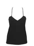 ECLIPSE | Back lace Camisole - BLACK