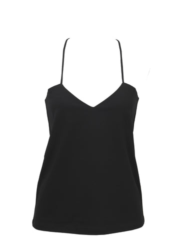 ECLIPSE | Back lace Camisole - BLACK