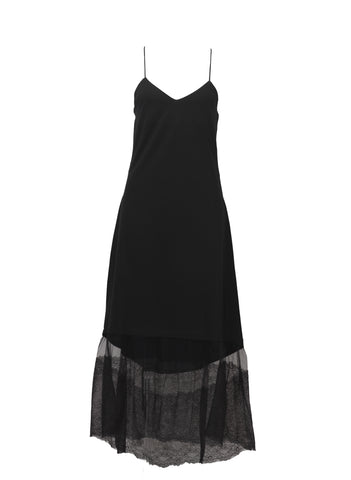 ECLIPSE | Lounge long dress - BLACK