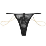 PROVOKE | French Lace Tanga - Black