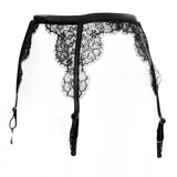 SEDUCTION | Lace Garter Belt- BLACK