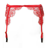 SEDUCTION | Lace Garter Belt- Red