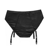 SCANDALOUS CHIC | Brief with Garter Belt - Black