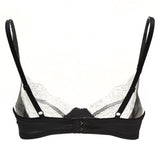 Akiko Ogawa Lingerie 2017S/S BLACK & WHITE Non-Padded Lace 3 Quarter cup Bra WB Back