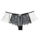 Akiko Ogawa Lingerie 2017S/S BLACK & WHITE Flare Brief BW Front