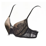 Akiko Ogawa Lingerie | Seduction - Molded push-up Bra - Black - Side