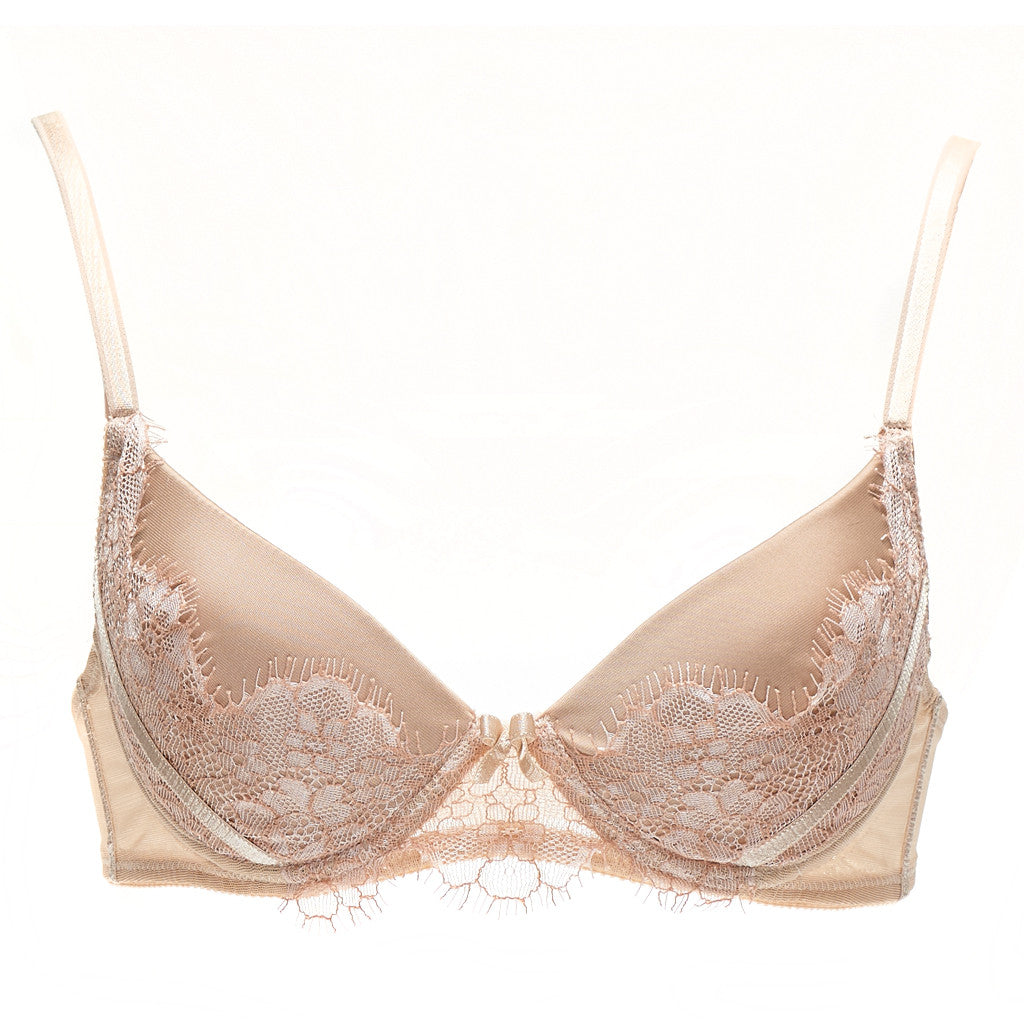 SEDUCTION  Molded push up bra - NUDE – AKIKO OGAWA. Lingerie