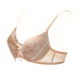 Akiko Ogawa Lingerie | Seduction - Molded push-up Bra - Beige - Side