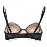 Akiko Ogawa Lingerie | Seduction - Strapless Molded push-up Bra - Black - Back