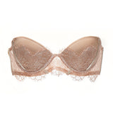 Akiko Ogawa Lingerie | Seduction - Strapless Molded push-up Bra - Beige - front