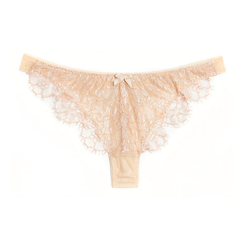 Akiko Ogawa Lingerie 2017S/S SEDUCTION Lace Tanga - Beige - Front