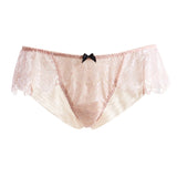 Akiko Ogawa Lingerie 2016A/W SEDUCTION Pink Classic Low Rise Lace Brief Front