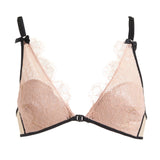 Akiko Ogawa Lingerie 2016A/W SEDUCTION Pink Soft Cup Non-Wired Triangular Bra Front