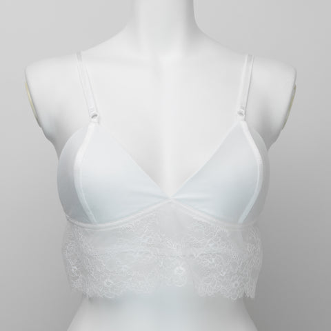 ECLIPSE | Comfortable Bralette- WHITE