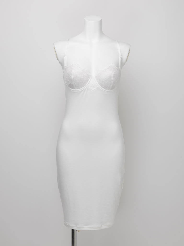 INNERWEAR | Under dress with bra - WHITE