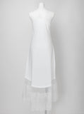 ECLIPSE | Lounge long dress - WHITE