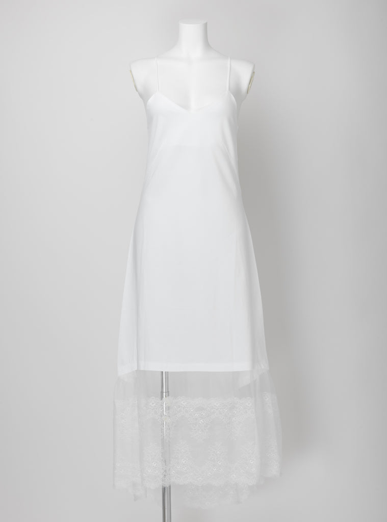 ECLIPSE | Lounge long dress - WHITE