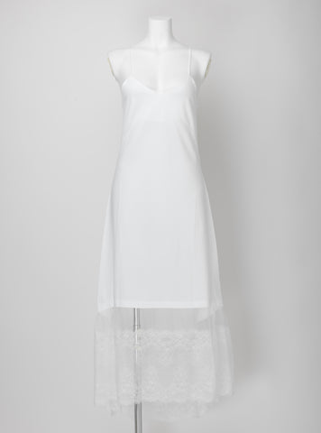 ECLIPSE | Lounge long dress - WHITE