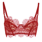 SEDUCTION | RED Lace Balconette Bra